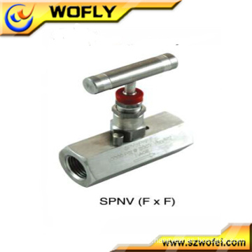 China Manufacture female connection small ss316 Air needle valve